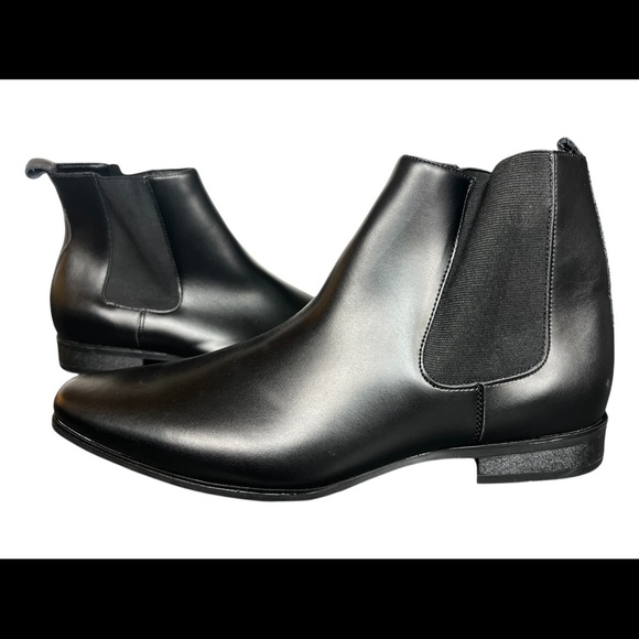 Calvin Klein Men\'s Brayden Chelsea Boot- size 10.5- Black main image 4